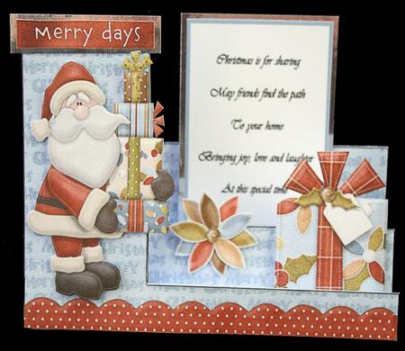 Merry Days Side Stepper Card by Carol Bath 