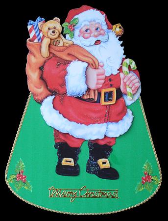 Ho-ho-ho-wobble Card by Carol Bath 