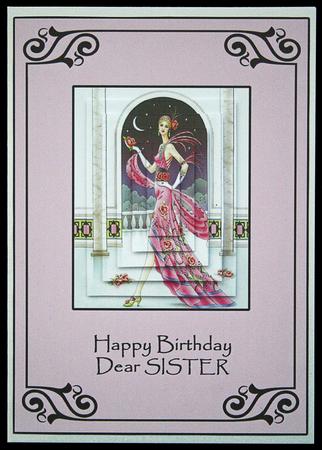 Deco Lady 1 - Sister by Carol Bath 