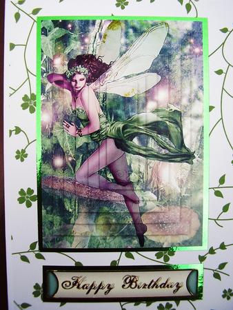 Forest Fairy Acantha Green Pyramid by Carol Cadman