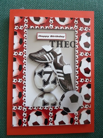 Great Football A4 Topper by Carol Saunders 