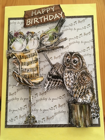 bird chorus#1 by Carol Saunders 