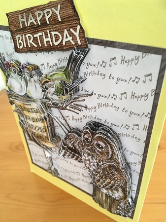 bird chorus#1 by Carol Saunders 