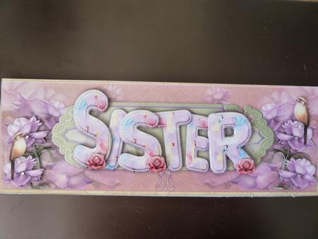 Large Dl Sister with Roses by Carol Saunders 