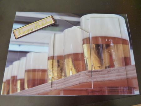 Row of Beers Quick Card by Carol Saunders 