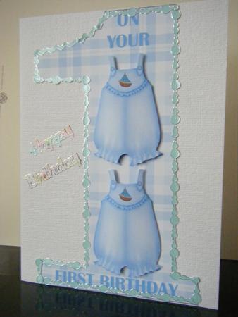 First Birthday, Boy by Carol Downham