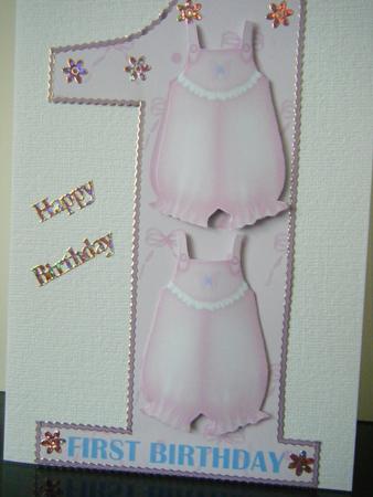 First Birthday, Girl by Carol Downham