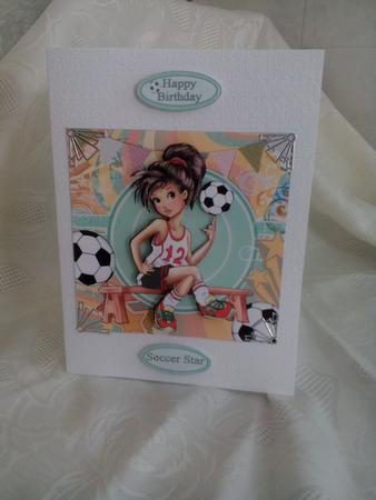 8x8 Tomboy Soccer Star Mini Kit by Carol Downham