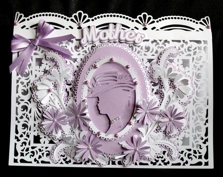Mother Cameo Card by carol easton