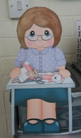 3D on the Shelf Card Kit - Little Crafter Old Lady Gaye by Carol Levers