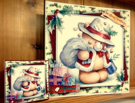 Travelling Santa Ted by CAROL LODGE