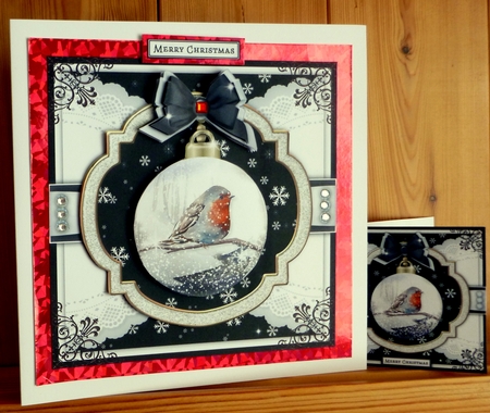 Wildlife Bauble3 Mini Card Kit by CAROL LODGE