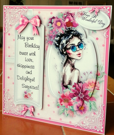 Ladies pink collection birthday kit 2 by CAROL LODGE