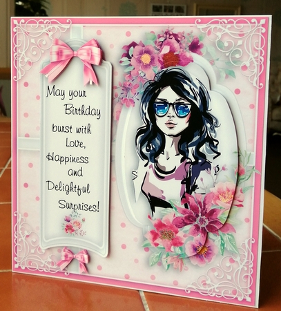 Ladies pink collection birthday kit 2 by CAROL LODGE