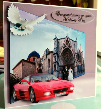 sporty wedding by CAROL LODGE