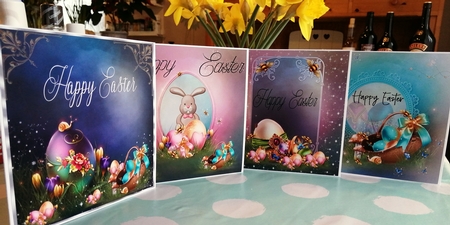 Happy Easter Toppers by CAROL LODGE