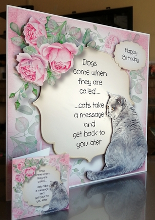 Cats Take A Message And... by CAROL LODGE