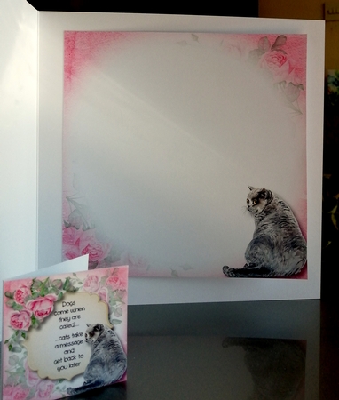 Cats Take A Message And... by CAROL LODGE