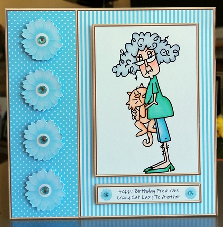 Happy Birthday From One Crazy Cat Lady To Another by CAROL LODGE
