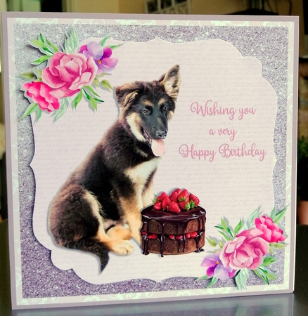 BIRTHDAY DOG TOPPERS by CAROL LODGE