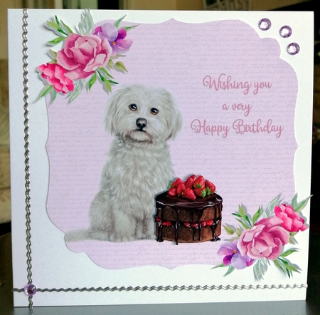 BIRTHDAY DOG TOPPERS by CAROL LODGE