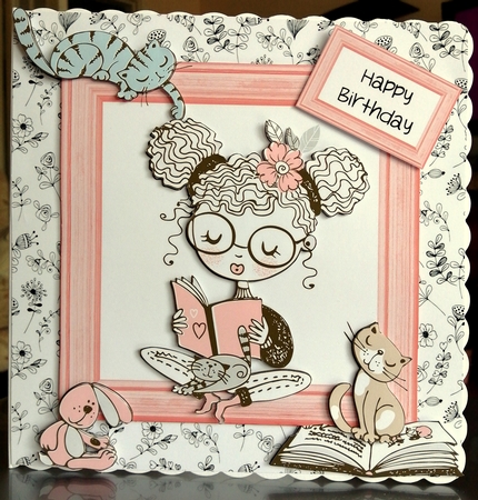 I Like Reading 8x8 by CAROL LODGE
