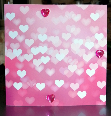 BOKEH HEARTS PINK by CAROL LODGE