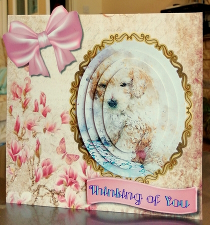 Puppy Love - Multi Occasions Card  by CAROL LODGE