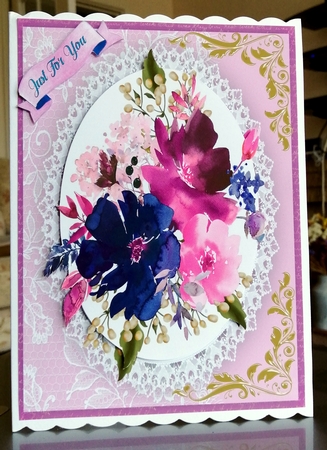 A5 , Pretty in Mavue  by CAROL LODGE