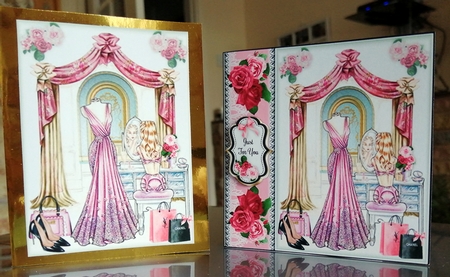 The Boudoir - Watercolour Mini Page Kit by CAROL LODGE