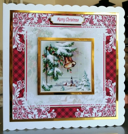 Christmas Snow is Falling Topper 5 by CAROL LODGE