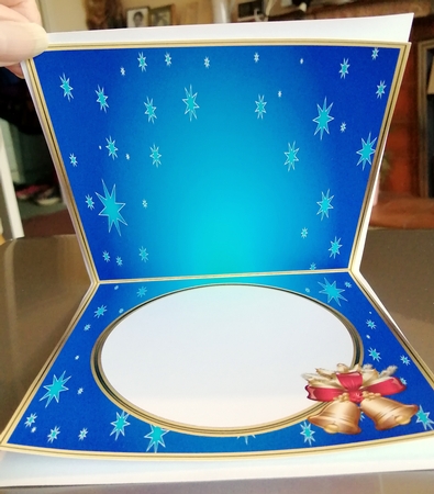 Christmas Robin - Tent Card by CAROL LODGE