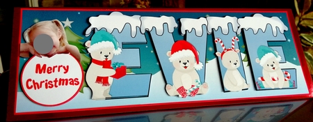 POLAR BEAR NAMES - EVIE by CAROL LODGE