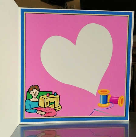 WORD HEART - SEWING by CAROL LODGE