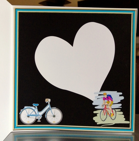 WORD HEART - CYCLING INSERT by CAROL LODGE
