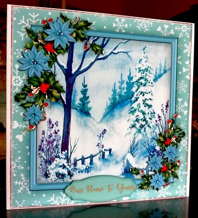 Beautiful Blue Christmas by CAROL LODGE