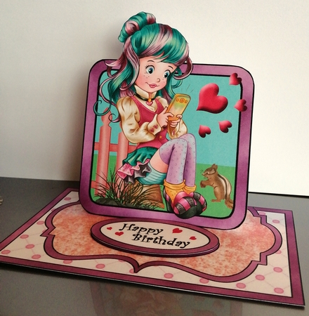 Small easel Messaging by CAROL LODGE
