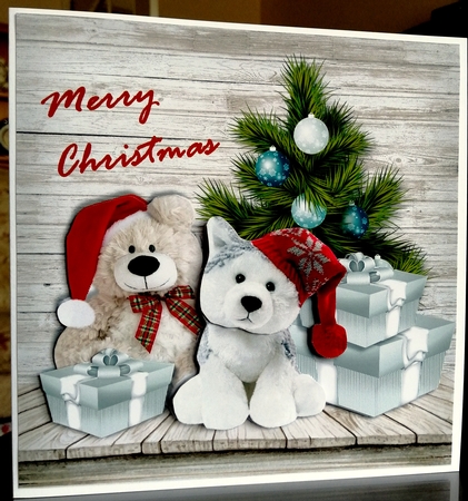 Kit 2 Mini Kits Christmas Teddies by CAROL LODGE