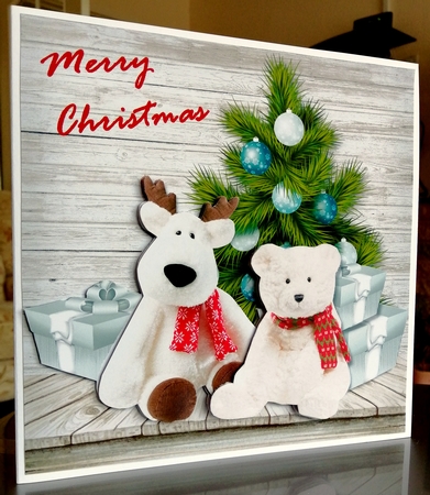 Kit 2 Mini Kits Christmas Teddies by CAROL LODGE