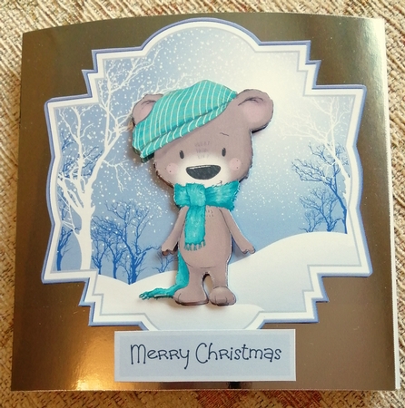 Winter snow bears toppers by CAROL LODGE