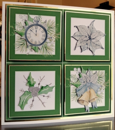Christmas Time Quad Frame by CAROL LODGE