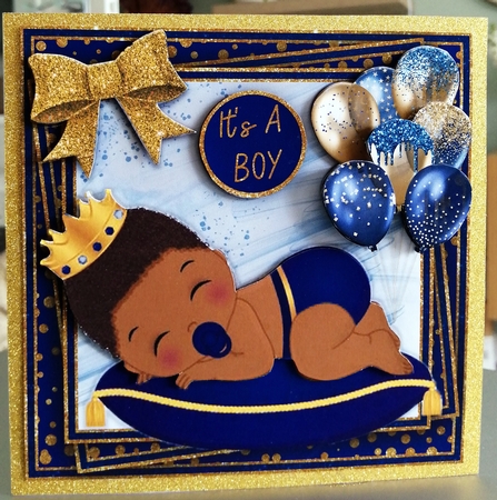 Its A Boy Mini Kit #1    by CAROL LODGE