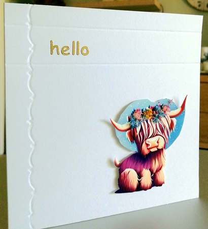 Baby highland cow by CAROL LODGE