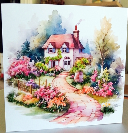 English garden in bloom 2 by CAROL LODGE