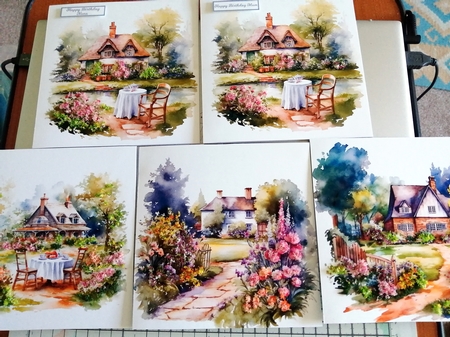 English garden in bloom 2 by CAROL LODGE