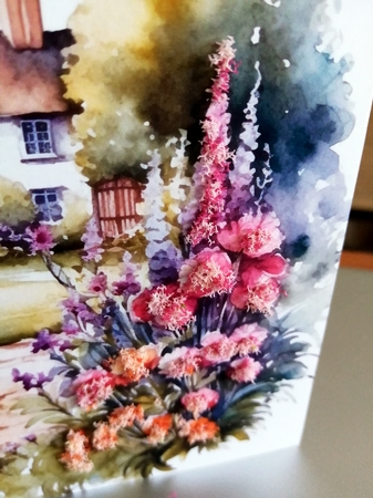 English garden in bloom 2 by CAROL LODGE
