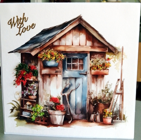 Garden shed set of 6 backgrounds  by CAROL LODGE