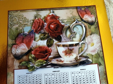 Roses are Red Calendar 2024 by CAROL LODGE