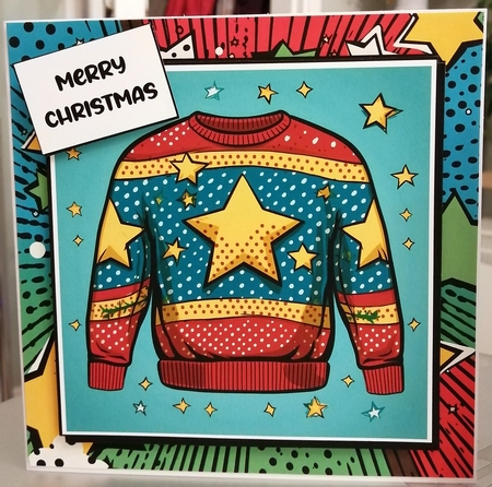 Pop Art Christmas Multi Topper Kit by CAROL LODGE
