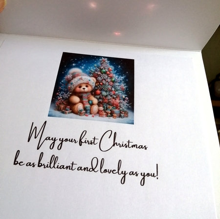 Christmas Tree Teddy Bear  by CAROL LODGE